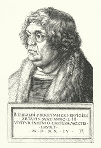 Wilibald Pirckheimer, German Renaissance Lawyer, Author and Humanist, and Closest Friend of Albrecht Durer by Albrecht Dürer